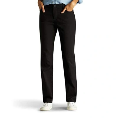 Abbildung von Lee Damen Legendary Mid Rise Straight Leg Jeans, Schwarz, 48