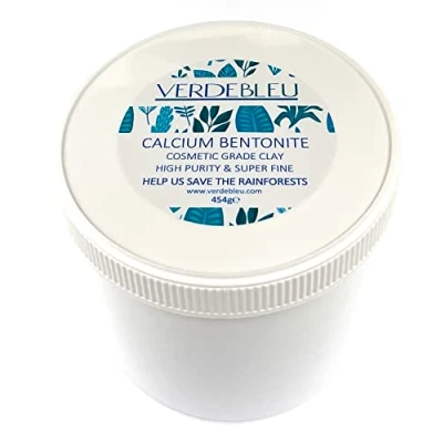 Abbildung von 100% natürlicher Calcium Bentonit Ton, 454g. Gesichtsreiniger, Mitesserentferner, Porenminimierer. Hohe Reinheit. Wir Spenden 5% des Gewinns, um Regenwälder zu Retten