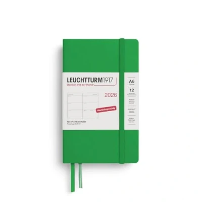Abbildung von LEUCHTTURM1917 372545 Wochenkalender Pocket (A6) 2026, 12 Monate, Spring Leaf, Deutsch