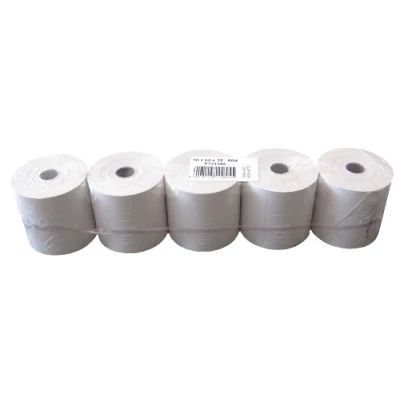 Abbildung von Heipa 5505840703 Thermorollen (5 Stück) unbedruckt 58 x 64 12 mm, 50 m