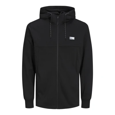 Abbildung von Jack &amp; Jones Jcoair Sweatjacke, Herren, Größe: XXL, Black