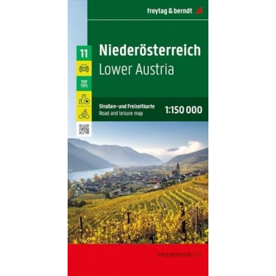 Abbildung von Niederösterreich, Straßen und Freizeitkarte 1:150.000, freytag &amp; berndt: Mit Infoguide, Top Tips, Innenstadtplan, Radrouten (freytag berndt Auto + Freizeitkarten)