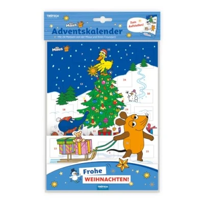Abbildung von Trötsch Die Maus Aufstell Adventskalender: Aufstelladventskalender Vorweihnachtszeit: Weihnachtskalender Aufstellkalender Advent