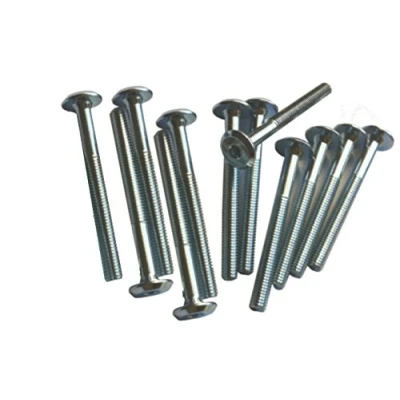 Abbildung von DiaboloNet Möbelschrauben Kinderbettschrauben 1 Dutzend (12 Stück) Schraube mit Innensechskant SW4 M6 x 60mm Ø 6mm