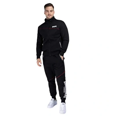 Abbildung von Lonsdale Geddington SET Trainingsanzug, Herren, Größe: XL, Black