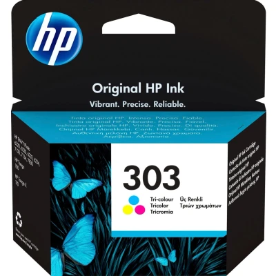 Abbildung von HP 303 (T6N01AE) Original Druckerpatrone Farbe für ENVY 6200, 7100, 7134, 7220e, 7221e, 7224e, 7800, 7900e Tango Printer, Tricolor