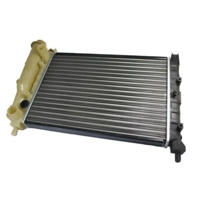 Abbildung von THERMOTEC D7F009TT Kühler, Motorkühlung Aluminium, Kunststoff für Fahrzeuge ohne Klimaanlage 441 322 40 Schaltgetriebe Kühlrippen mechanisch gefügt