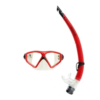 Abbildung von Aqua Lung Unisex Adult Saturn Combo Mask &amp; Snorkel, Red, Einheitsgröße EU