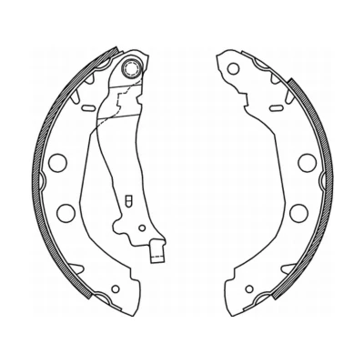 Abbildung von KRAFT 6025120 Bremsbacken 228,6 42,0 RENAULT: Kangoo II Express