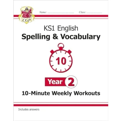 Abbildung von KS1 Year 2 English 10 Minute Weekly Workouts: Spelling &amp; Vocabulary (CGP English)