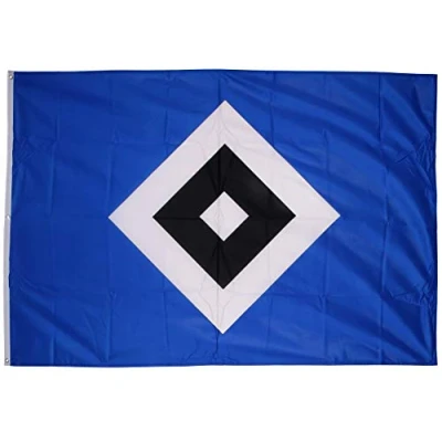 Abbildung von binoa HSV Hamburger Sport Verein Banner für Sportveranstaltungen, Blue, 120 x 180 cm