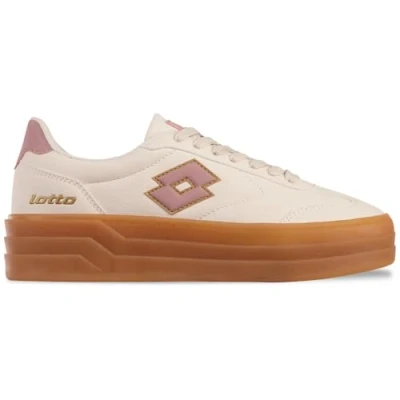Abbildung von Lotto Damen STACKY RB Sneaker, Offwhite/DK.Rose, 40 EU