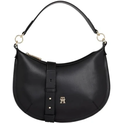 Abbildung von Tommy Hilfiger TH CHIC SHOULDER BAG Schultertasche Damen, Schwarz (Black), OS