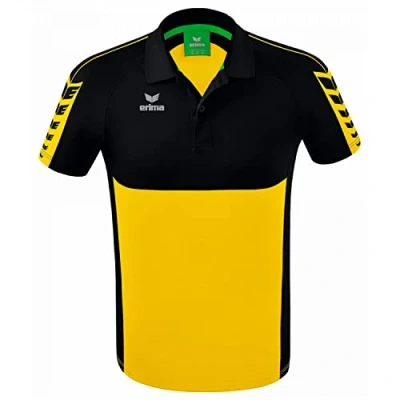 Abbildung von Erima Herren Six Wings Sport Polohemd, gelb, XL