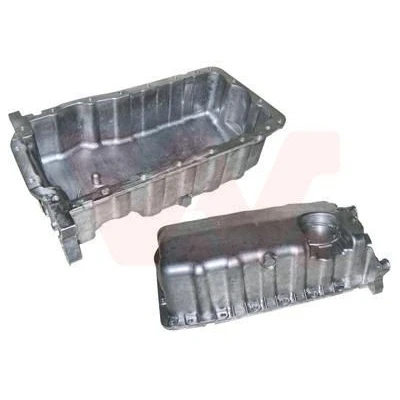 Abbildung von VAN WEZEL 5888070 Ölwanne ohne Dichtung, mit Ölablassschraube Bohrung für Ölstandsensor VOLKSWAGEN: Golf 4, 4 Variant, Polo IV Hatchback