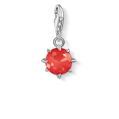 Abbildung von Thomas Sabo Damen Charm Anhänger Geburtsstein Juli 925 Sterlingsilber