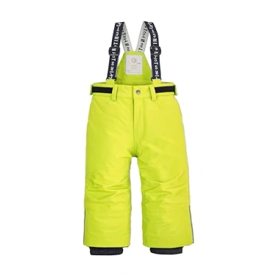 Abbildung von first instinct by killtec Kinder Skihose/Funktionshose mit Trägern und Schneefang FISW 33 MNS SKI PNTS, Lime, 110, 42255 000