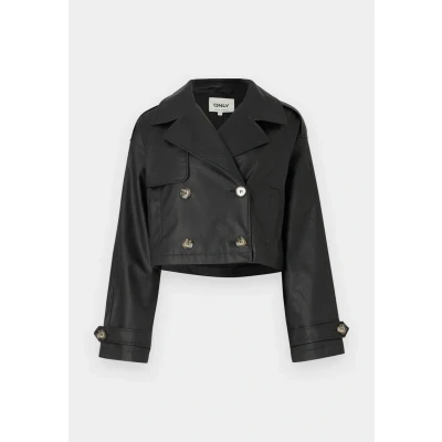 Abbildung von ONLY Onlamia Kunstlederjacke, Damen, Größe: XS, Black