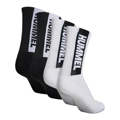Abbildung von Hummel Legacy CORE Socks MIX 4 PACK Unisex Sportsocken, Größe: 46/48, White/black