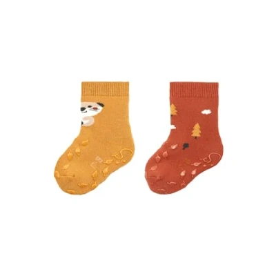 Abbildung von Sterntaler Unisex ABS Krabbelsocken DP Biber, Goldbraun, 20 EU