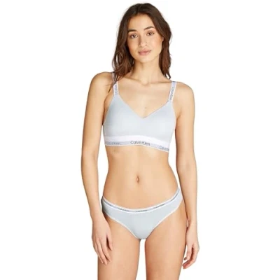 Abbildung von Calvin Klein Underwear Lined Bralette Bustier, Damen, Größe: Medium, Light blue