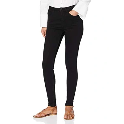 Abbildung von Pieces Pchighfive Jeans Skinny Fit, Damen, Größe: XS, Black