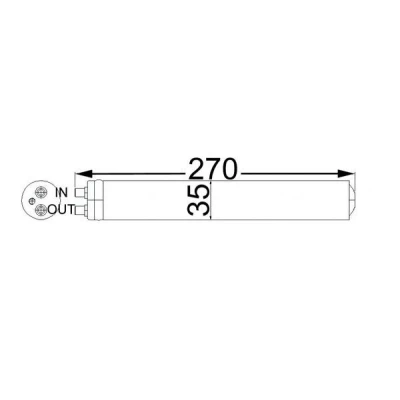 Abbildung von MAHLE ORIGINAL AD 64 000S Trockner HONDA: CIVIC 8 Hatchback, Accord 7 Limousine