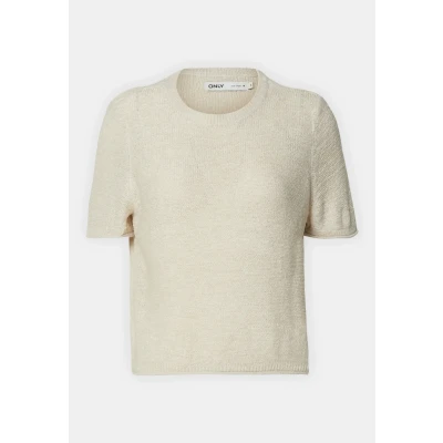 Abbildung von ONLY Damen Onlsunny S/S Nca KNT Pullover 15254282,Pumice Stone,L
