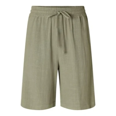 Abbildung von Selected Femme Slfviva NOOS Shorts, Damen, Größe: 38, Vetiver