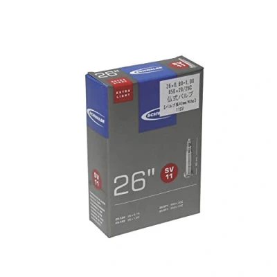 Abbildung von Schwalbe Fahrradschlauch SV11 Extra Light 20/25 559/571 EK 40 mm Fahrradzubehör, Schwarz