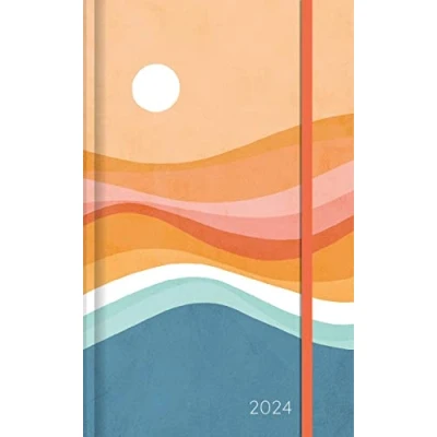 Abbildung von Dominique Vari Summerdream Wochen Notizkalender groß 2024 Taschen Kalender 13x21 cm mit Verschlussband &amp; Falttasche Weekly