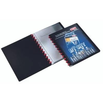 Abbildung von Durable Duralook Easy Plus Sichtbuch (A4, mit 20 Hüllen) schwarz, 242701