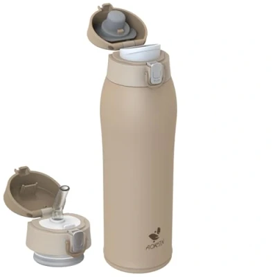 Abbildung von AORIN Trinkflasche Edelstahl 18/8, 750ml, Auslaufsicher Thermoskanne Isolierflasche Doppelwandig, BPA Frei Sportflasche, Trinkflaschen für Sport, Schule, Outdoor