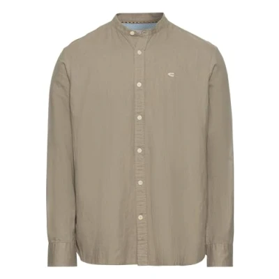Abbildung von camel active Langarm Hemd, Herren, Größe: XXL, Khaki