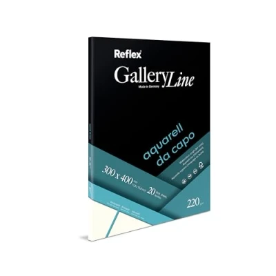 Abbildung von Schoellershammer Aquarellpapier Da Capo, 30x40cm, 220 g/m², Block mit 20 Blatt, VF5004237