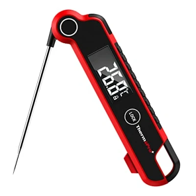 Abbildung von ThermoPro TP620 Fleischthermometer Antibeschlag ±0.5℃ Genau Küchenthermometer Bratethermometer Wasserdicht Kochthermometer 2 3s Schnell Professionell für Kochen, Garen, Braten und Babynahrung
