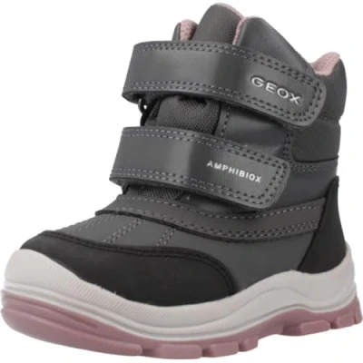 Abbildung von Geox Baby Mädchen B FLANFIL Girl ABX Snow Boot, Anthracite/DK PINK, 22 EU