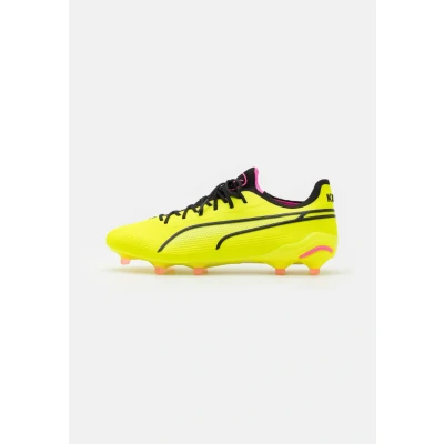 Abbildung von Puma KING Ultimate FG/AG Fußballschuh Nocken, Herren, Größe: 42.5, Electric lime/black/poison pink Schuhe