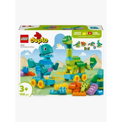 Abbildung von LEGO DUPLO Town 10451 Dinos auf Rädern 3 in 1 Set