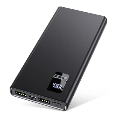 Abbildung von Power Bank 12000mAh,Powerbank klein Aber stark (USB C Output &amp; Input) 3A Externer Handyakkus mit Schnellladefunktion,Powerbank Große Kapazität Kompatibel iPhone 14 13 12 Samsung Apple Xiaomi