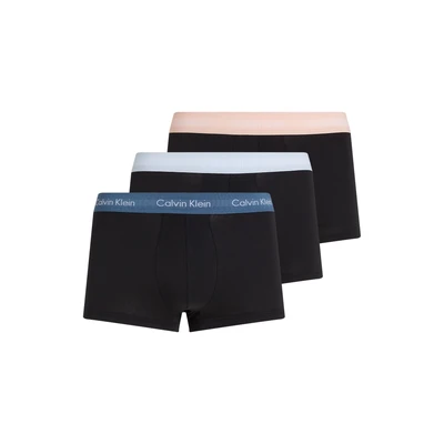 Abbildung von Calvin Klein Underwear LOW RISE Trunk 3 PACK Panties, Herren, Größe: XL, Black