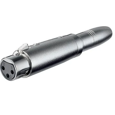 Abbildung von CABLEPELADO XLR Buchse 3 poliger Adapter 6,35 Mono auf Jack Geeignet für Mixer, Mikrofone, Verstärker, Equalizer, Tastaturen, Gitarren, E Kiano usw