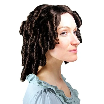 Abbildung von WIG ME UP 6006A 6 Perücke, braun, Mittelalter, Pirat, Barock