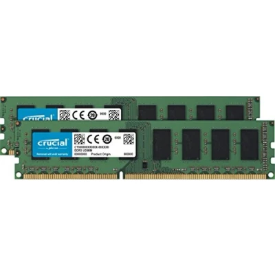 Abbildung von Crucial RAM CT2K102464BD160B 16GB (2x8GB) DDR3L 1600 MHz CL11 Desktop Speicher Kit