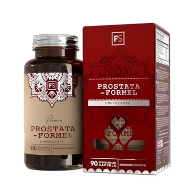 Abbildung von FS Prostate Kapseln 90 Hochdosiert Prostata mit Zink &amp; Brennnessel Gentechnik , Gluten und Allergenfrei Hergestellt in GB