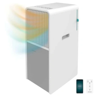 Abbildung von Cecotec Mobile Klimageräte ForceClima 9550 Style Heating Connected, 9000 BTU, Abdeckung 25 m2, Fernbedienung, Taktil, WiFi, 5 Modi, Wärmepumpe, Luftentfeuchter, Timer