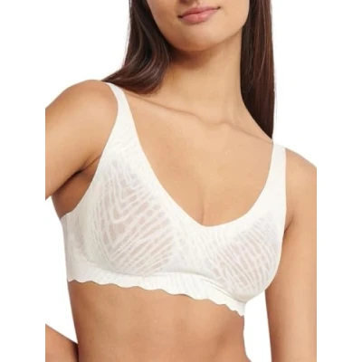 Abbildung von sloggi Damen Zero Feel Bliss Soft Bra, Silk White, S