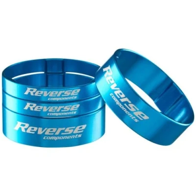 Abbildung von Reverse Gabelschaft Spacer Set Ultra Light Alu 1 1/8 hell blau