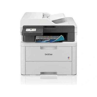 Abbildung von Brother DCP L3555CDW Kompaktes 3 in 1 Farb LED Multifunktionsgerät mit WLAN/LAN, ADF und Duplexdruck