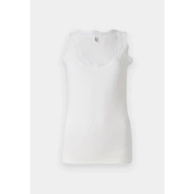 Abbildung von ONLY Onlellis LIFE Top, Damen, Größe: Medium, Cloud dancer